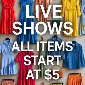 LIVE SHOW Sunday April 12th Starting @ 11:11am